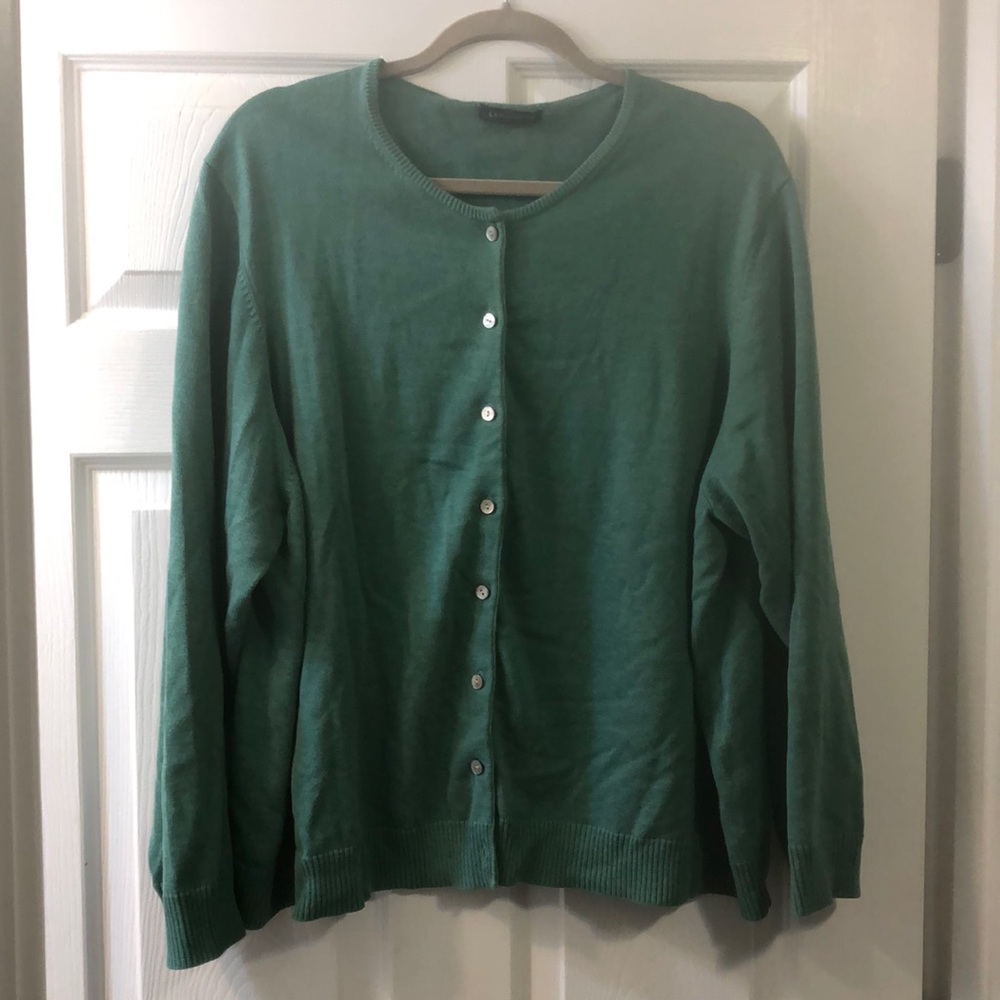 Sage green cardi